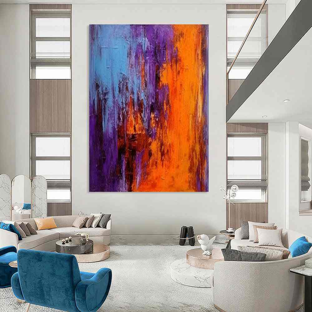 orange desert artwork